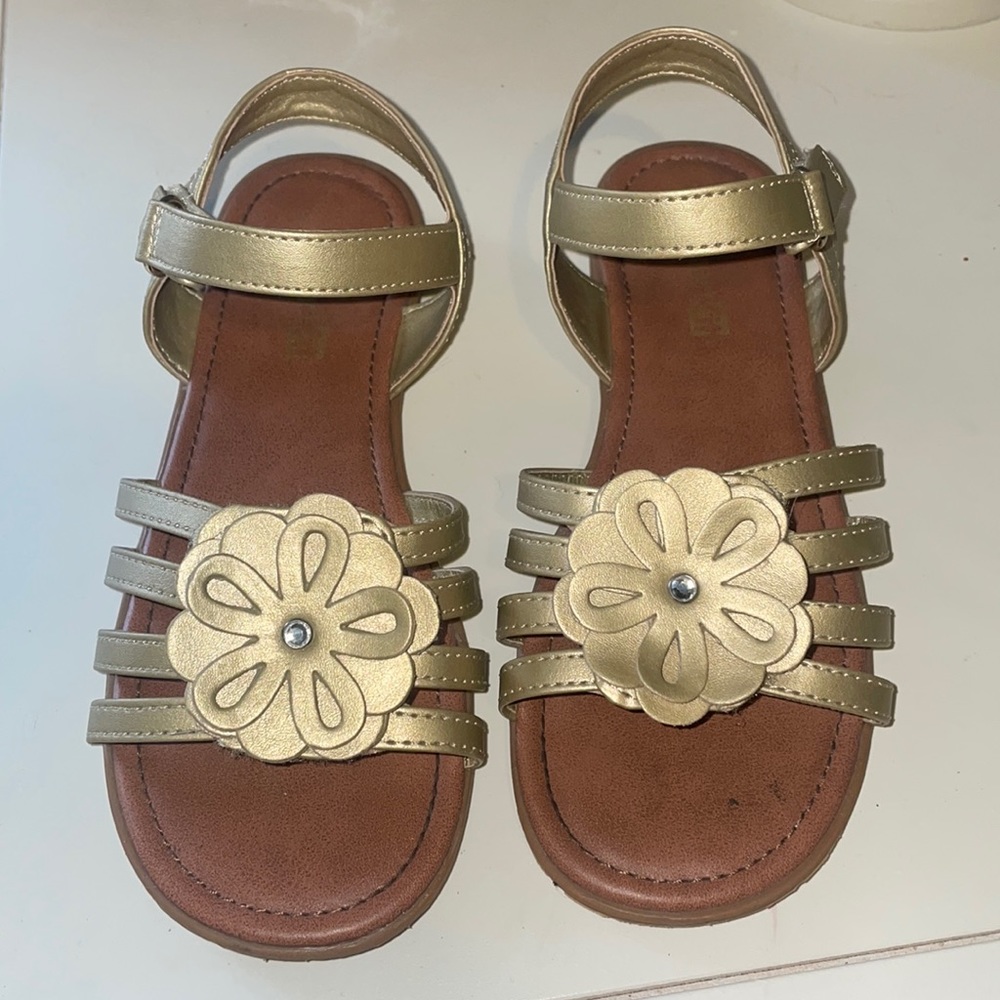 Gold sz 12 sandals